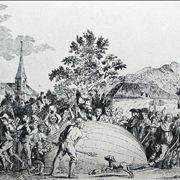 Picture Of Attacked Balloon By Jacques Charles And The Robert Brothers