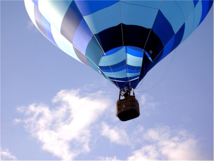 Picture Of Blue Balloon At Blue Sky