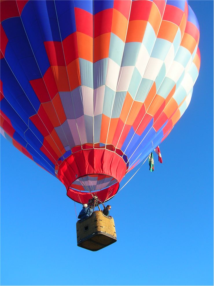 Picture Of Hot Air Balloon And Wine Festival
