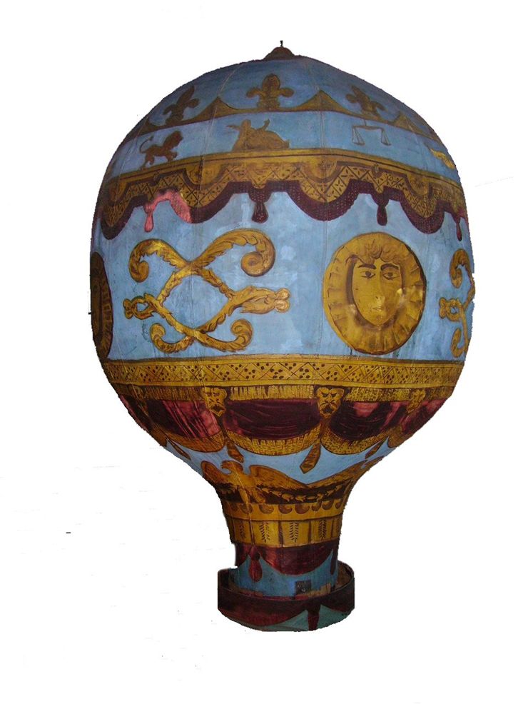 Picture Of The Montgolfier Brothers Balloon At The London Science Museum